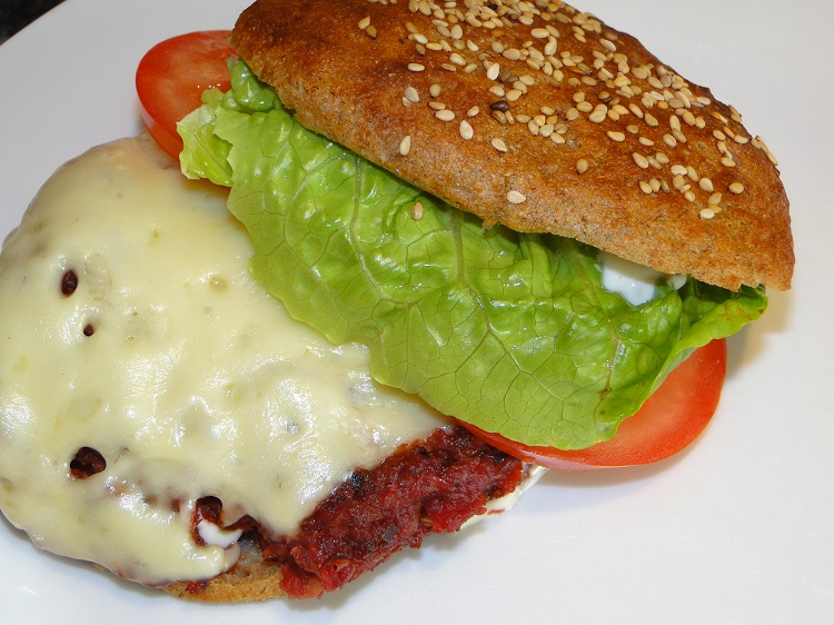 «Blodig» veggisburger