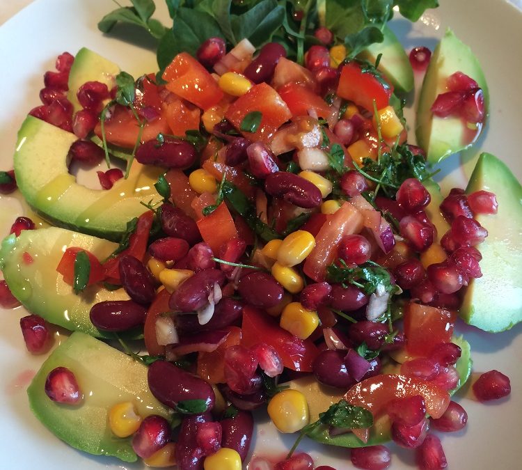 Fargerik salat